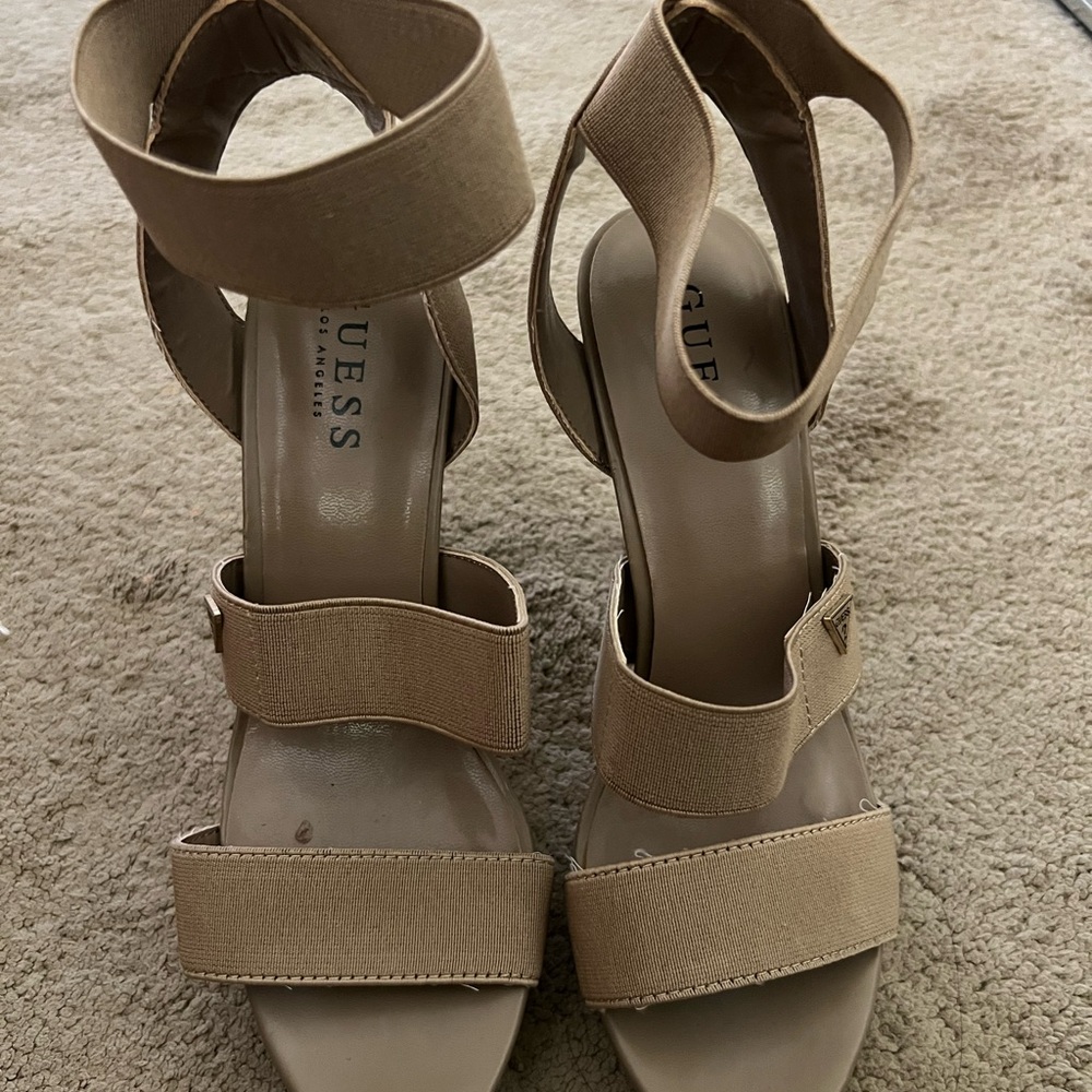 GUESS Women's Beige Heels
